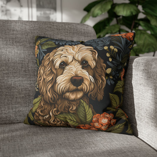Puppy Floral Digital Art Download