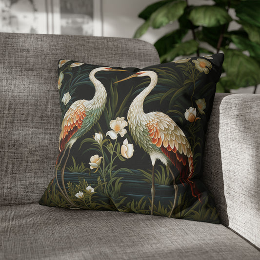 Cranes in Garden Digital Art Download