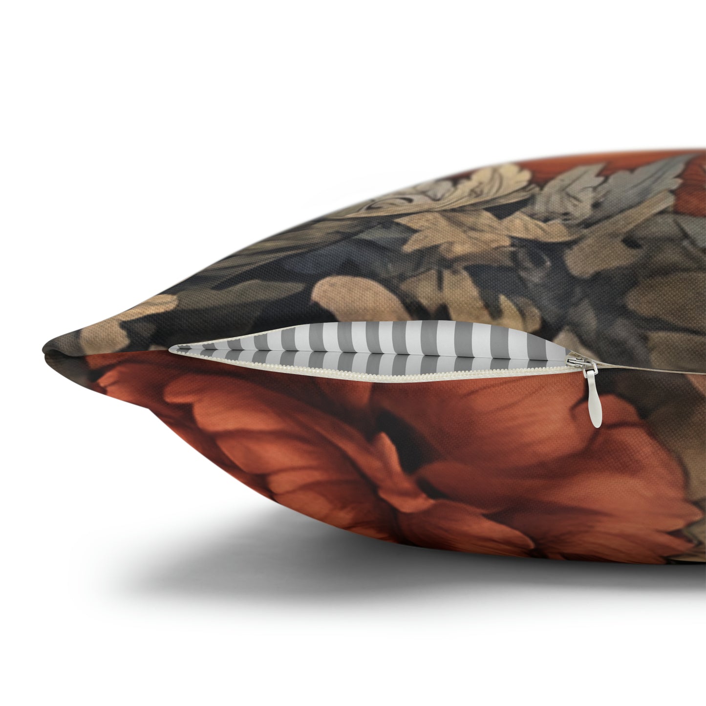 Floral Fox Pillow William Morris Inspired Pillow and Case