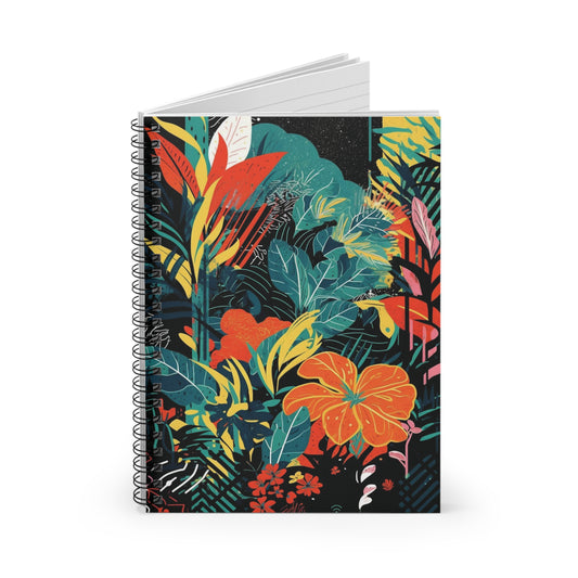 Foliage Collage Art Notebook (1) - Composition Notebook, Spiral Notebook, Journal for Writing and Note-Taking