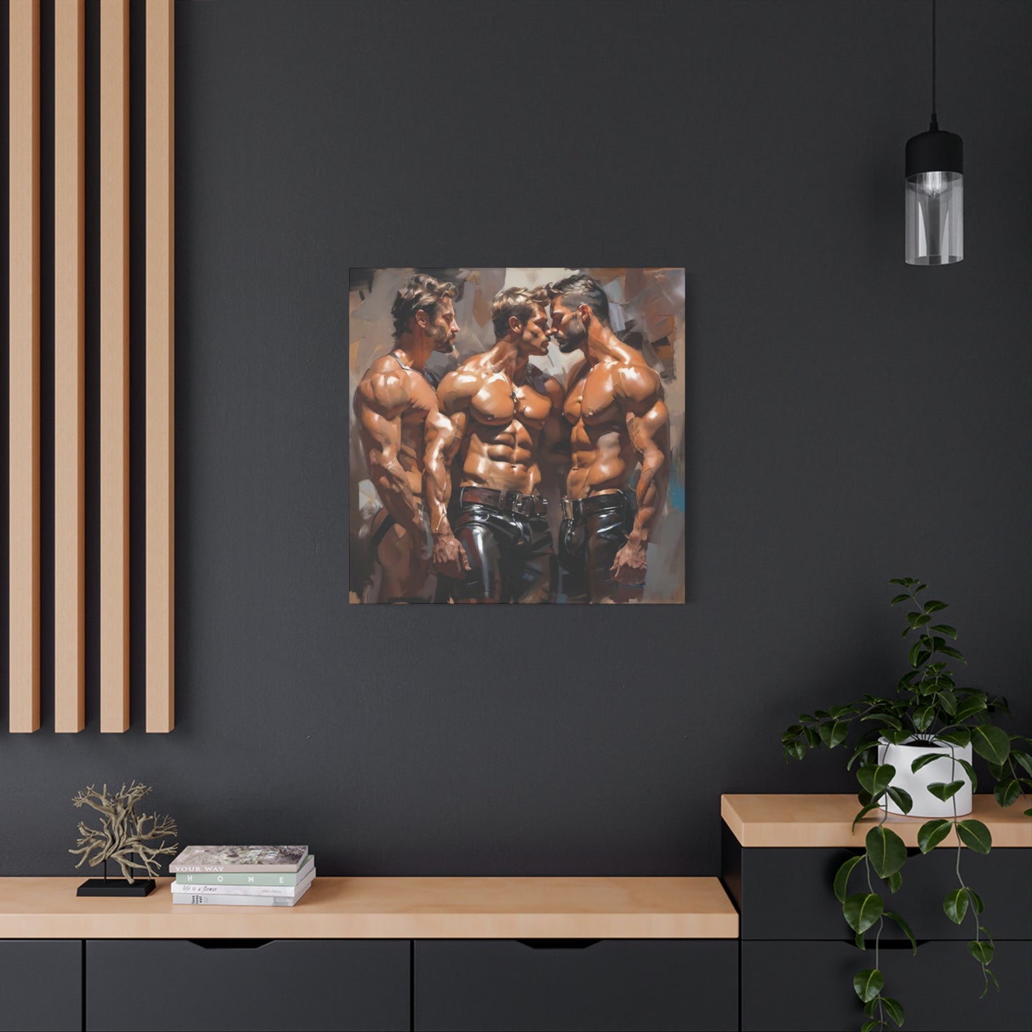 Passionate Encounter Trio - Matte Canvas Wall Art