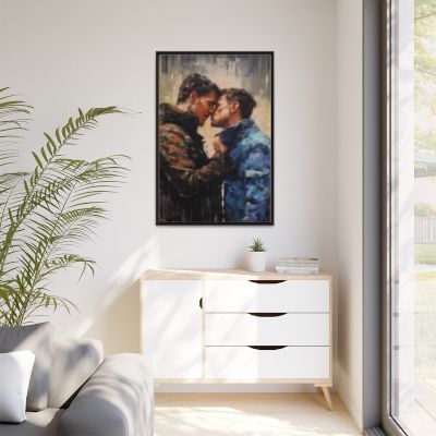 Wet Lovers | Gay Art, Gay Couple - Canvas Wall Art