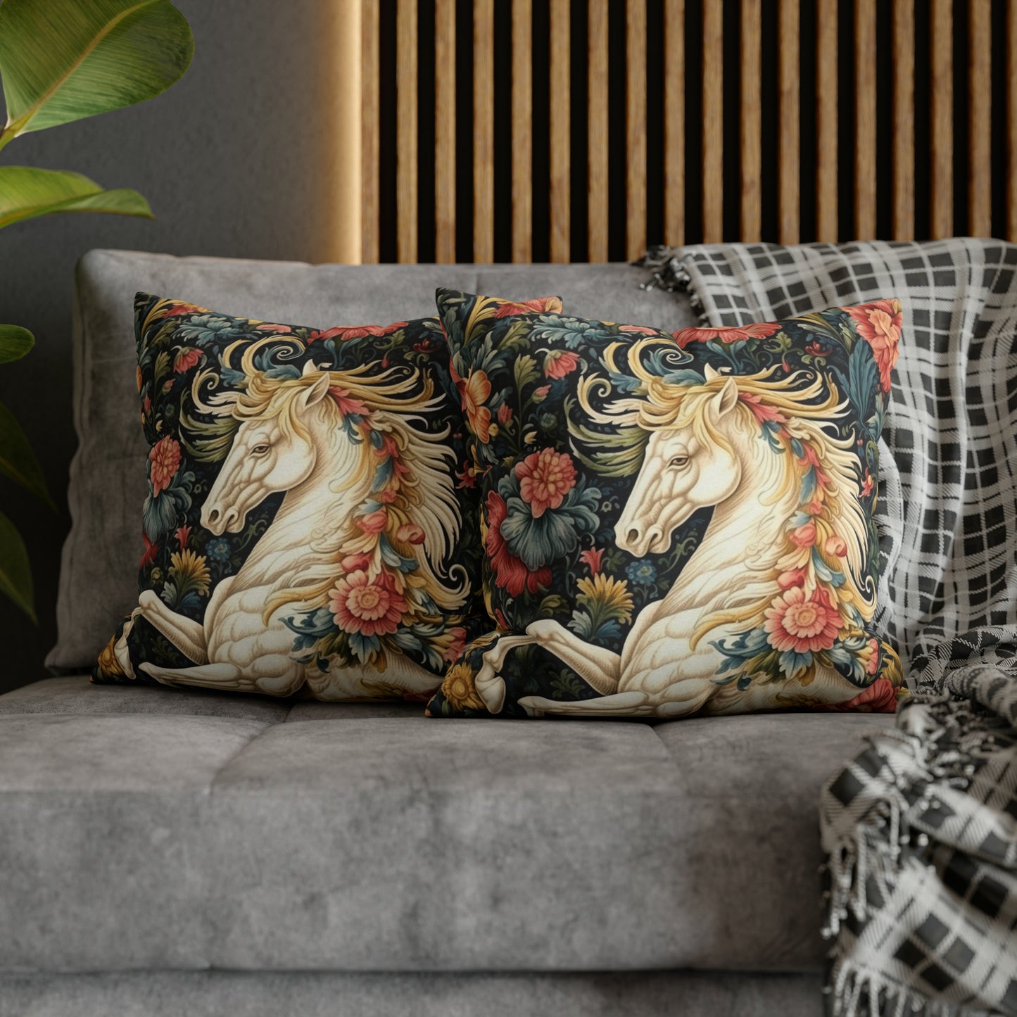 Unicorn and Flowers Digital Art Download