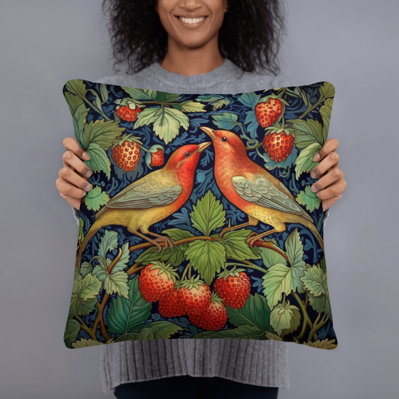 Birds in Strawberry Field Digital Art Download