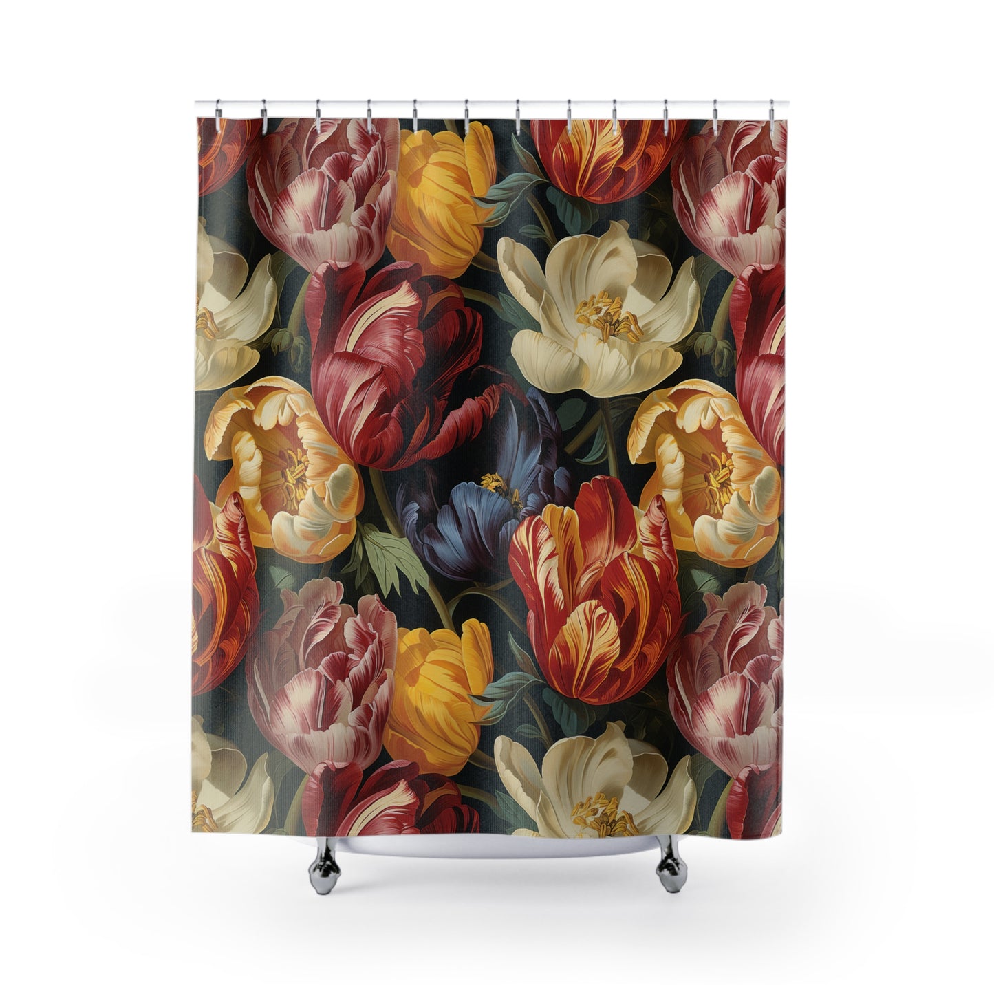 Tulips Flowers Home Decor Shower Curtain 71" x 74"