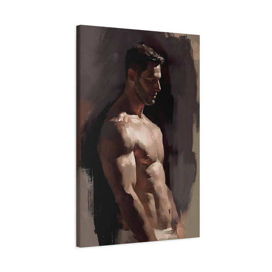 Impressionistic Painting, Male Portrait - Canvas Wall Art