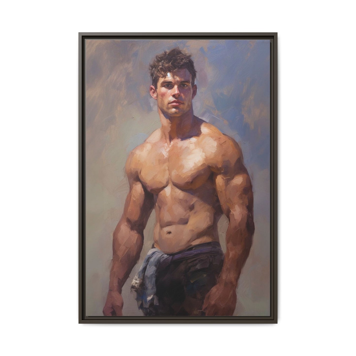 Male Portrait, Male Art, Gay Art - Canvas Wall Art