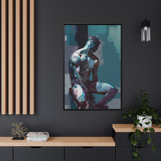 Male Portrait Impressionistic Painting - Canvas Wall Art