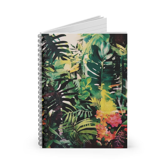 Foliage Collage Art Notebook (3) - Composition Notebook, Spiral Notebook, Journal for Writing and Note-Taking