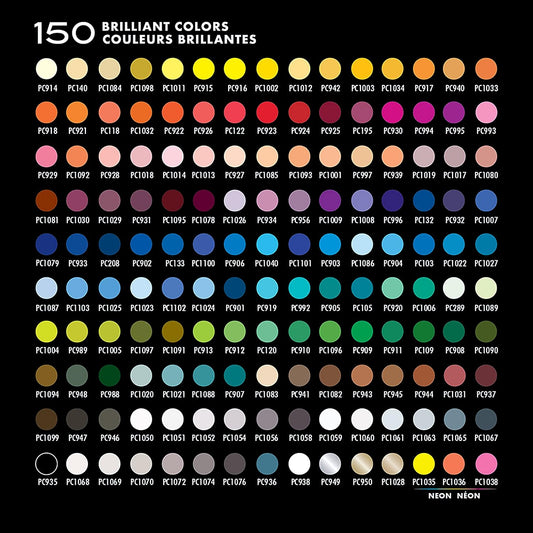 Prismacolor Premier Colored Pencils, Soft Core, 150 Count