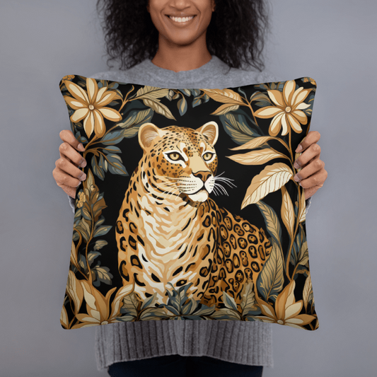 Leopard Floral Digital Art Download