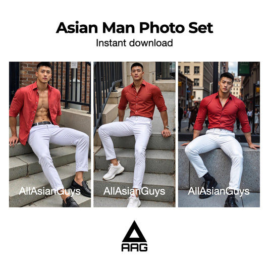 Asian Man Photo Set 1001