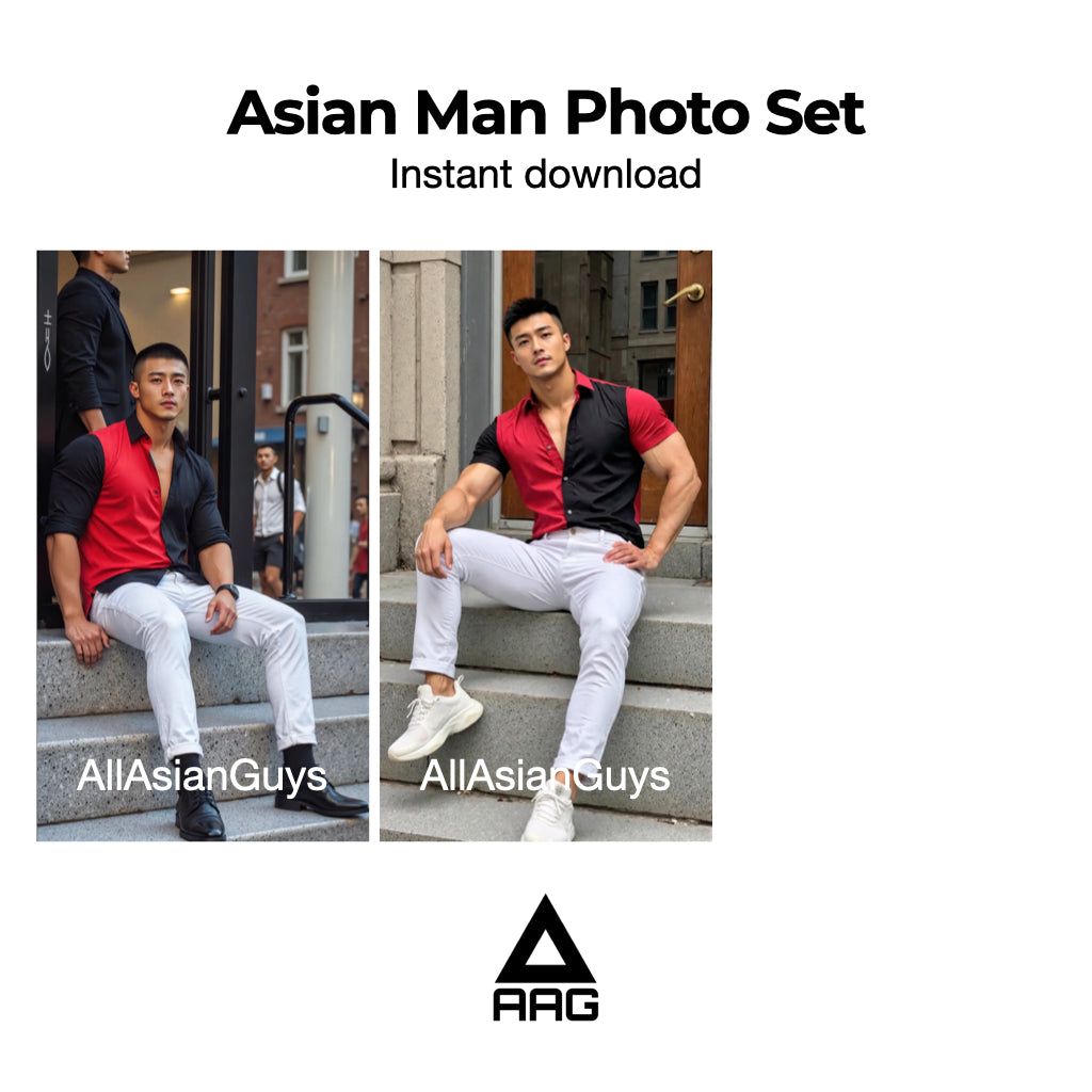 Asian Man Photo Set 1001