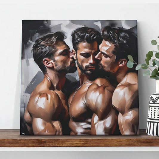 Trio Love Wall Art - Matte Canvas Wall Art