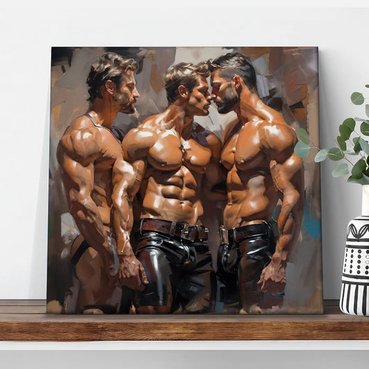 Passionate Encounter Trio - Matte Canvas Wall Art