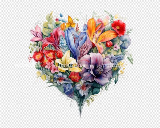 Floral Heart for Love, Valentine's Day