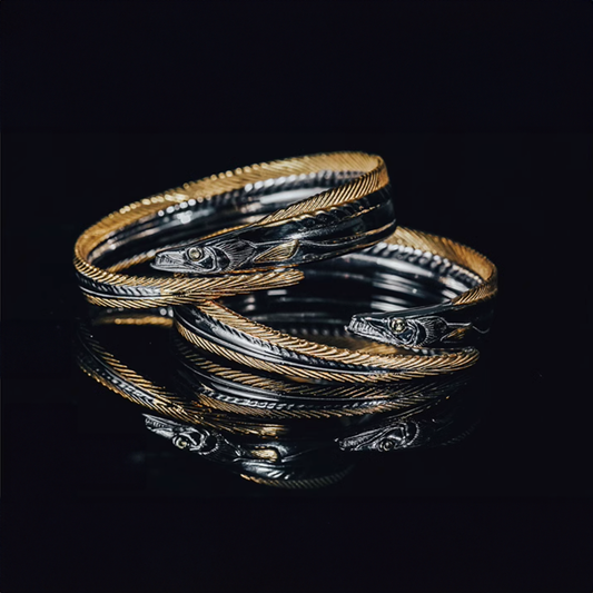 Largehead Hairtail Bangle Bracelet