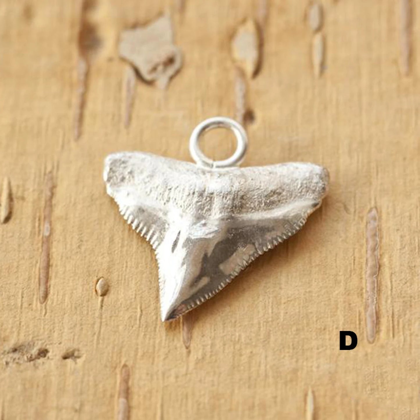 Handcrafted Silver Shark Tooth Seashell Bead Layered Necklace Set