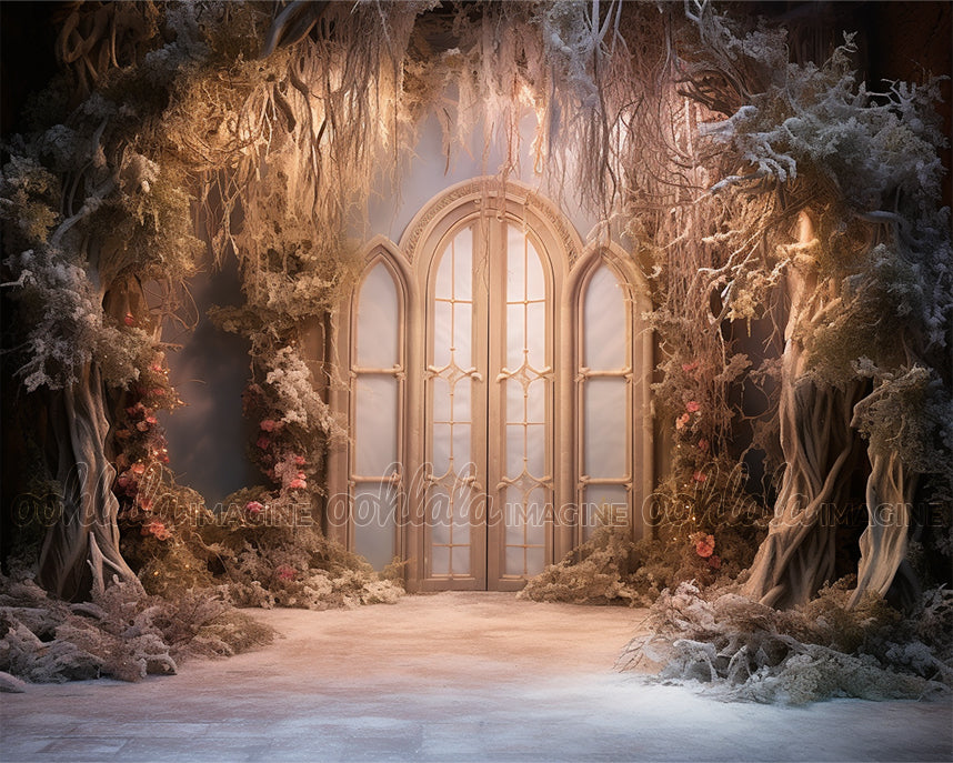 Winter Break Children Backdrop