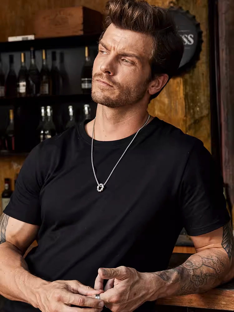 Möbius Twisted Ring Pendant