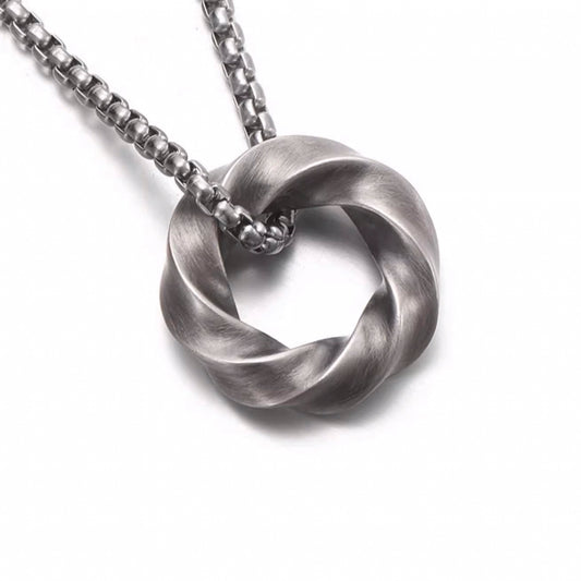 Möbius Twisted Ring Pendant
