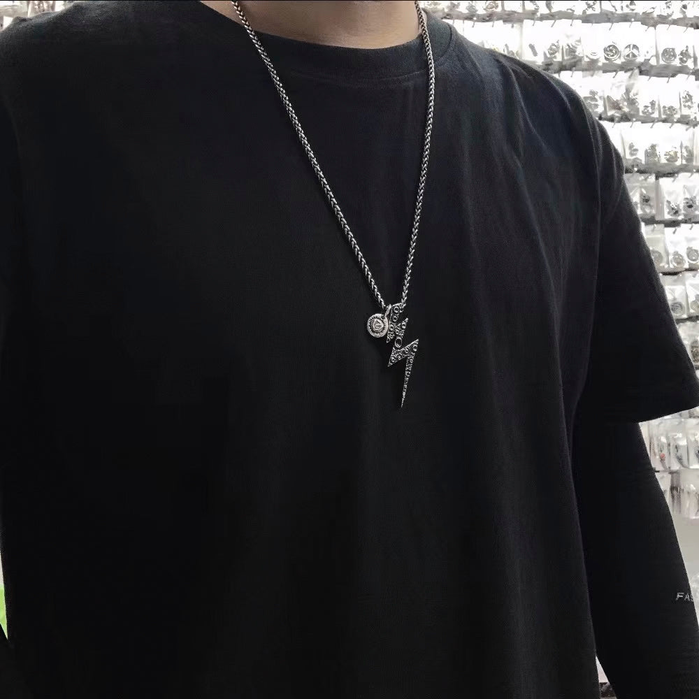 Lighting Bolt Pendant Necklace