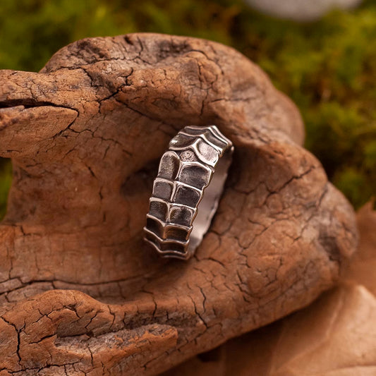 Viking Ring Dragon Scale Jormungandr Norse Mythology Jewelry