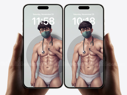 Asian Man Digital Art Wallpaper