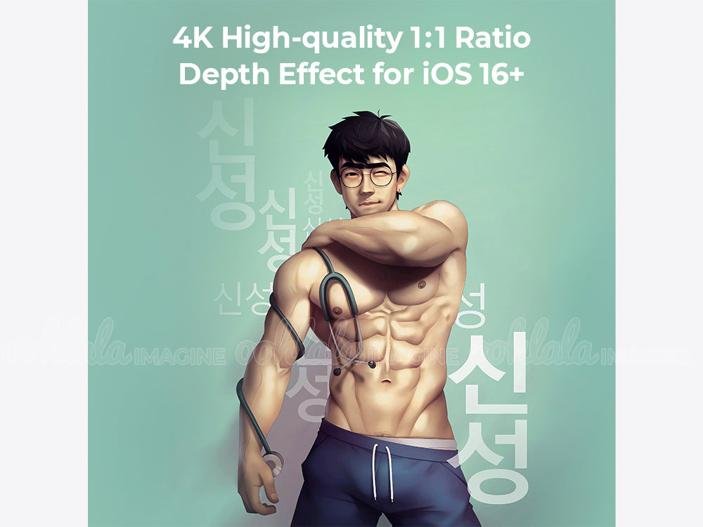 Asian Man Digital Art Wallpaper