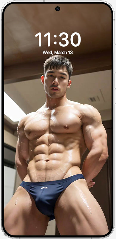 Asian Man Wallpaper Depth Effect Wallpaper