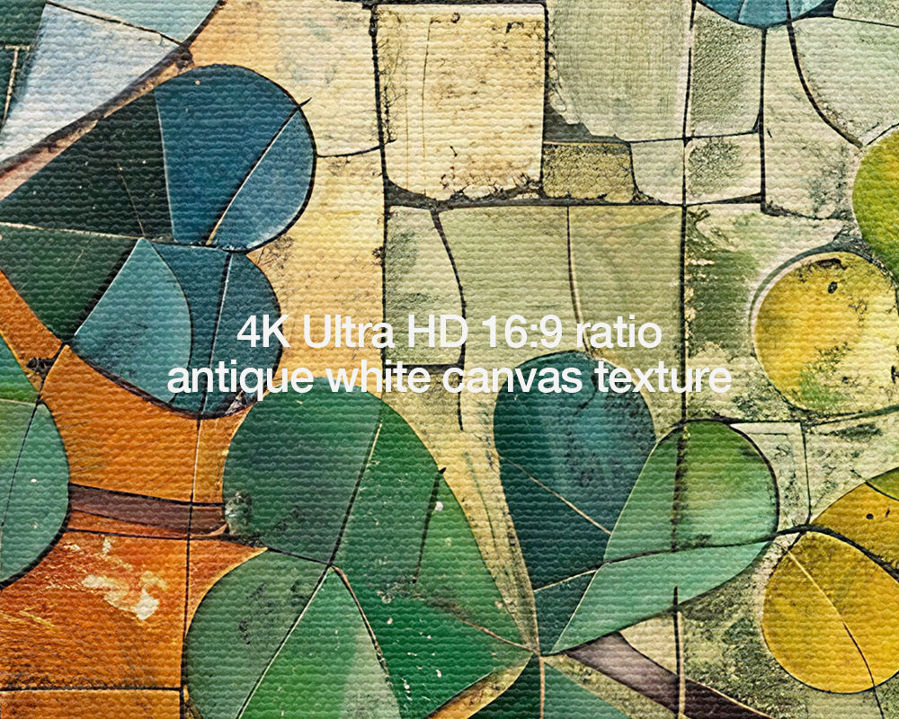 Abstract Shamrocks Frame TV Art Wallpaper