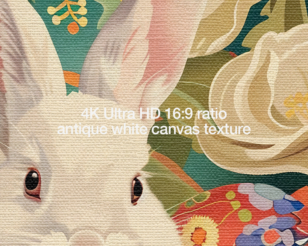 Easter Bunny Easter Egg Artistic Frame TV Art Wallpaper