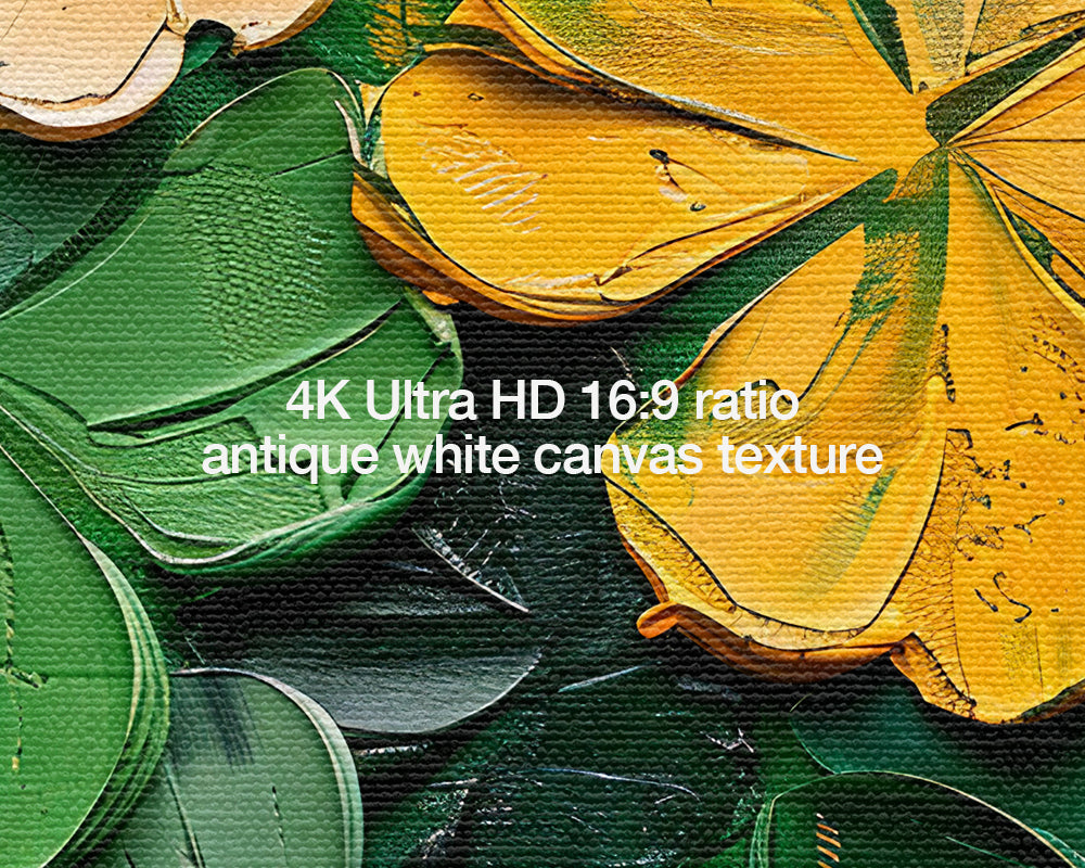 Clovers Abstract Painting Frame TV Art Wallpaper