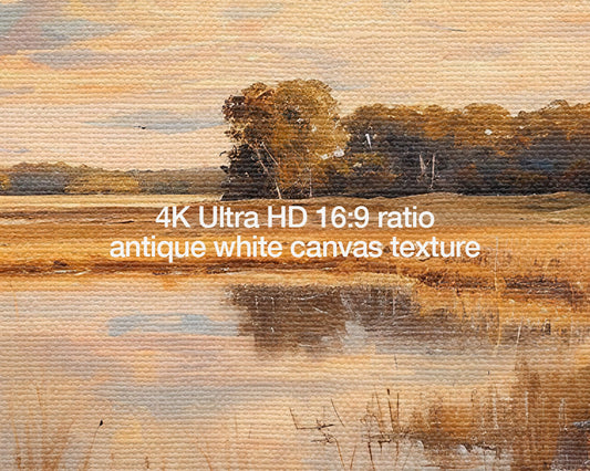 Riverside Meadow Antique White Fine Art Wallpaper