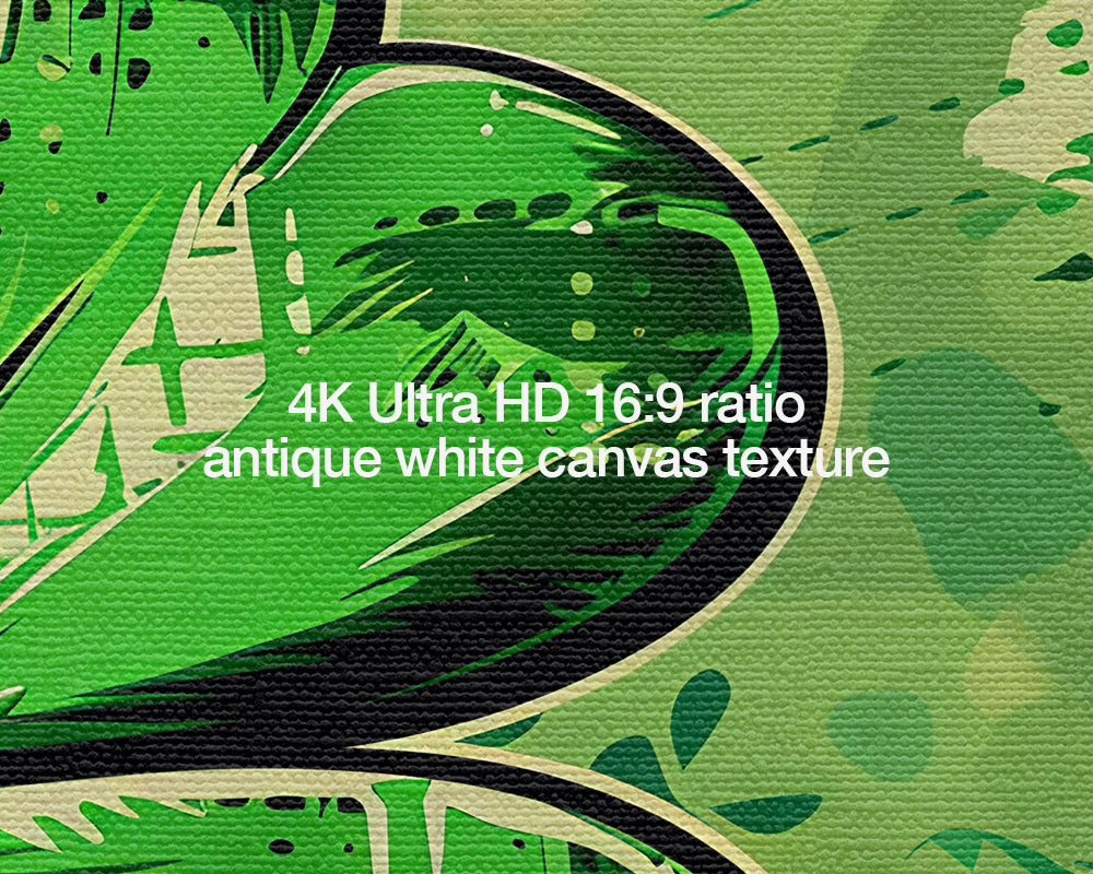 Clover Abstract Painting Frame TV Art Wallpaper