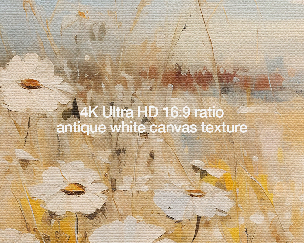 Wildflowers Meadow Landscape Fine Art Wallpaper