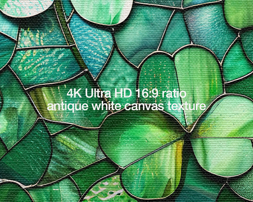 Shamrocks and Clovers Frame TV Art Wallpaper