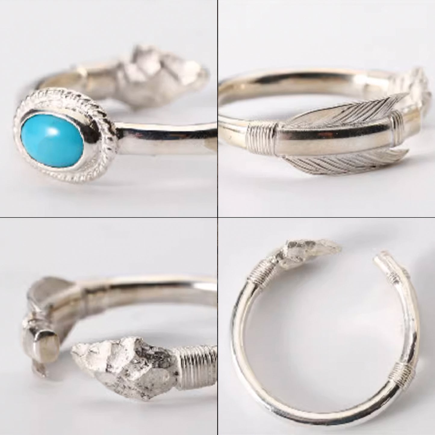 Silver Hammered Arrow Stacking Rings, Stackable Ring, Couple Rings, Midi Ring, Gift for Her, Gift for Him Native Boho Ring