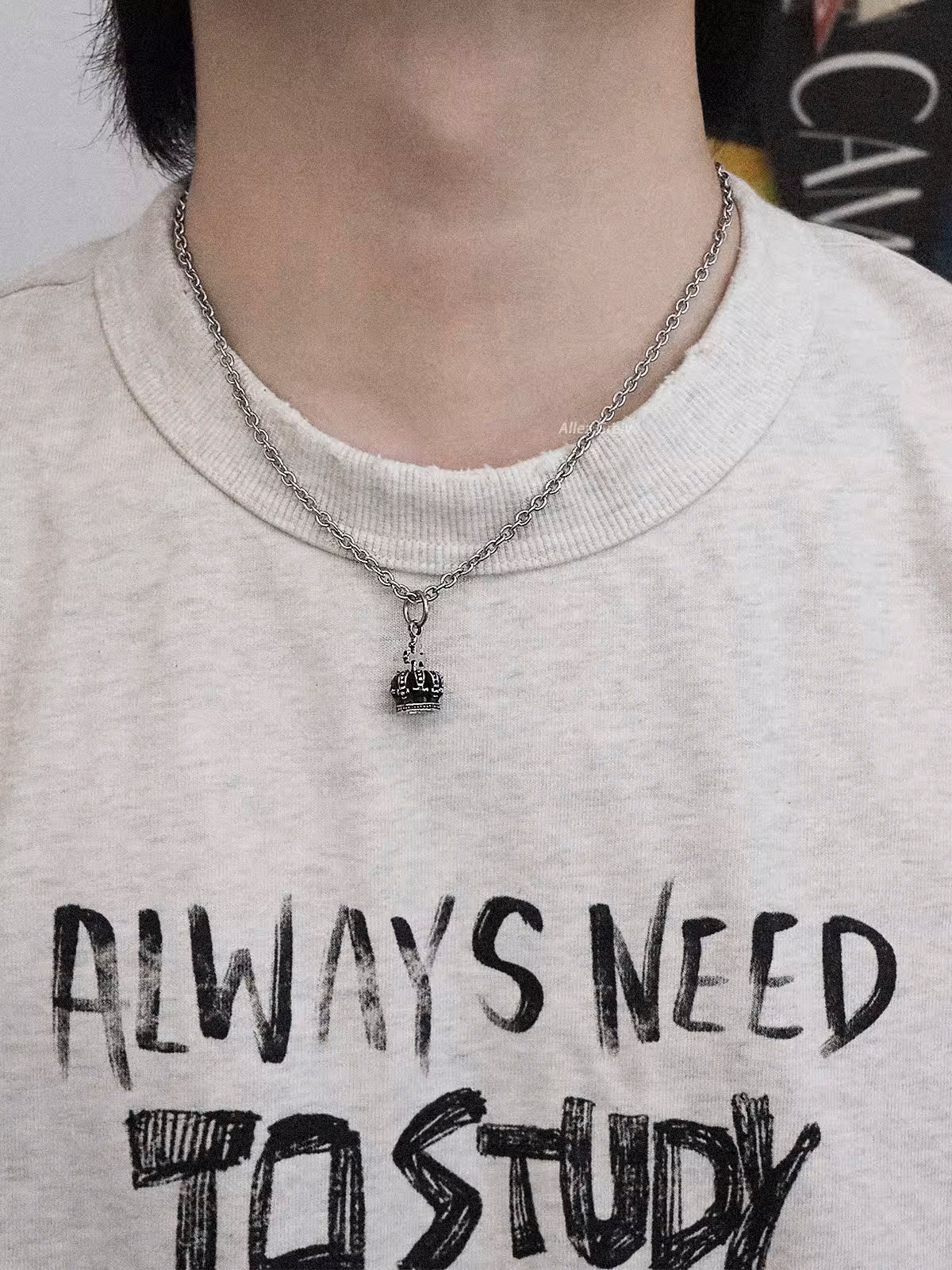 Cross Crown Necklace