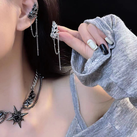 Dark Angel Wing Ear Cuff