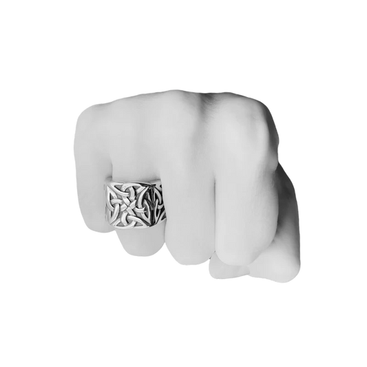 Viking Tribal Pattern Ring