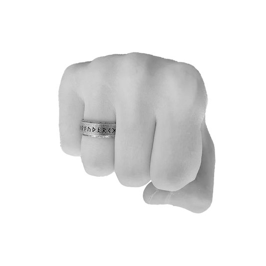Minimalist Viking Runes Ring