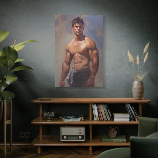 Male Portrait, Male Art, Gay Art - Canvas Wall Art