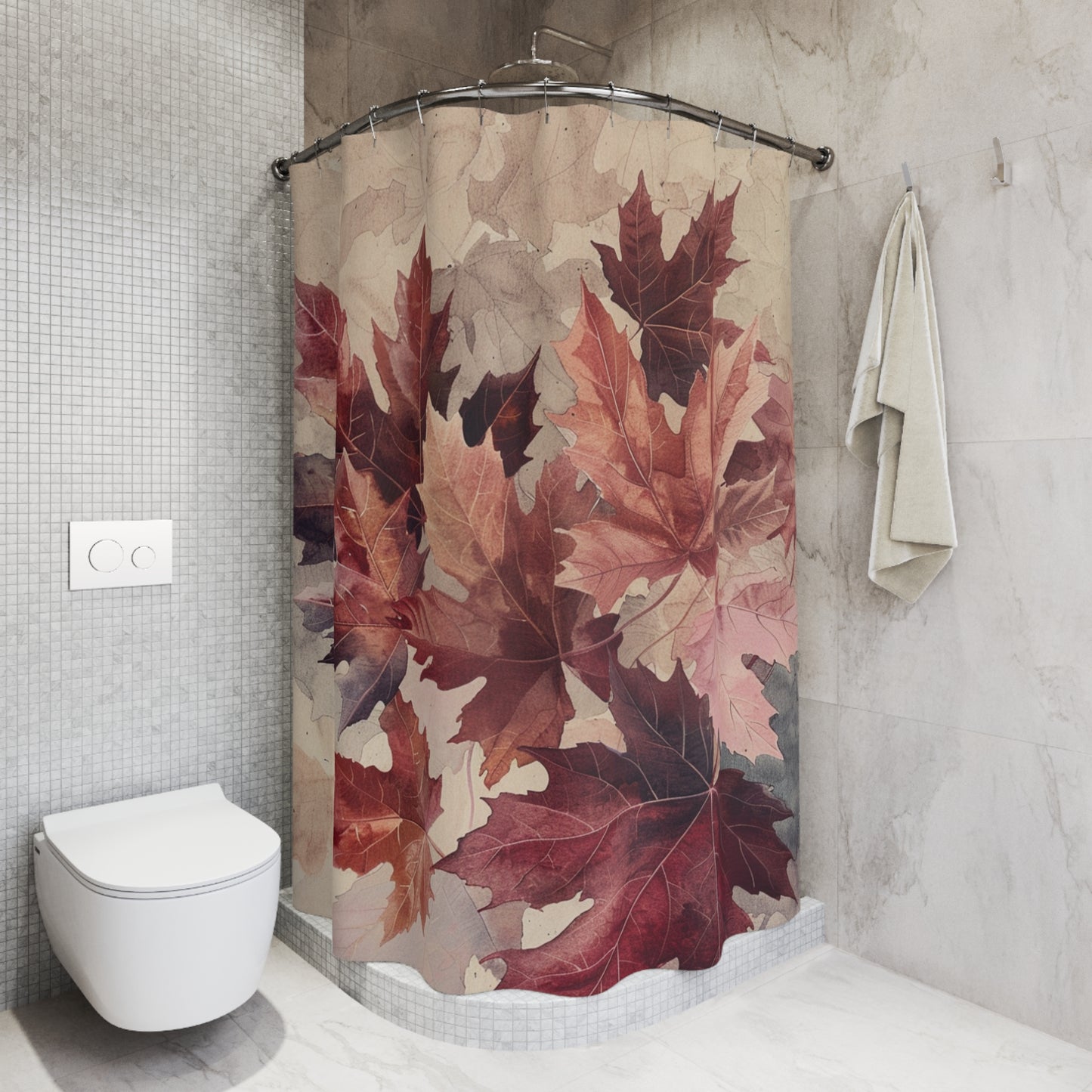 Fall Maple Leaves Shower Curtain