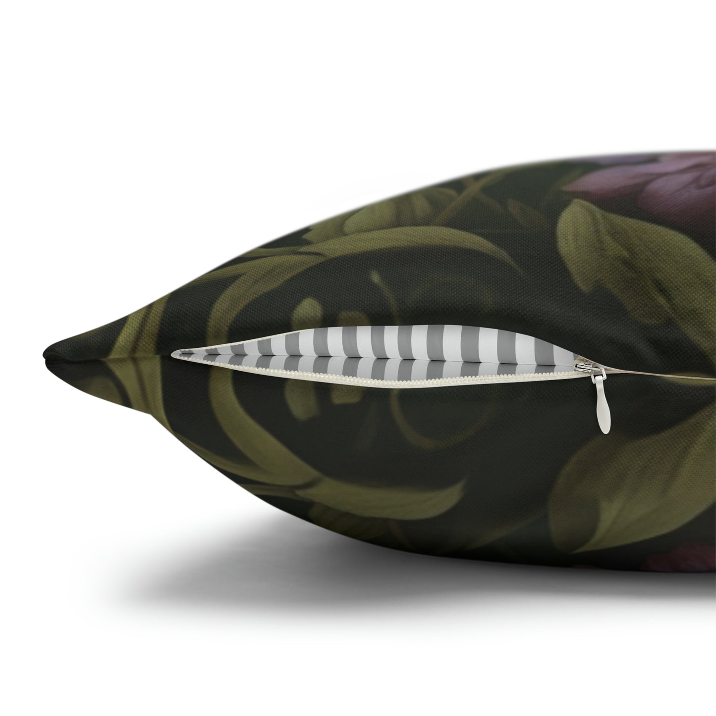 Floral Mallard Duck Floral Pillow William Morris Inspired