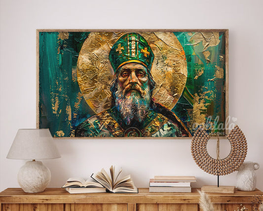Saint Patrick Portrait Painting St. Patrick's Day Celebration