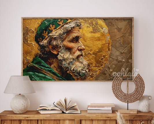 Saint Patrick Portrait Painting St Patrick's Day Celebration