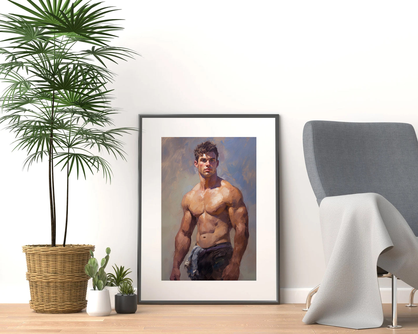 Impressionistic Male Portrait | Digital Download