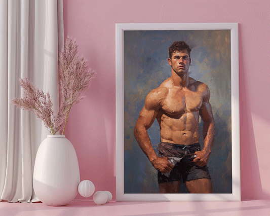 Impressionistic Painting, Male Portrait | Digital Download