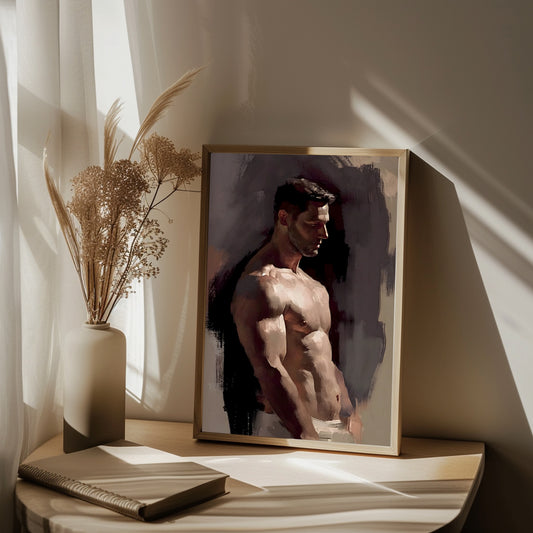 Impressionistic Painting, Male Portrait | Digital Download